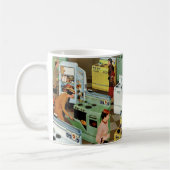 Vintage Appliance Showroom Store Business Retail Kaffeetasse (Links)