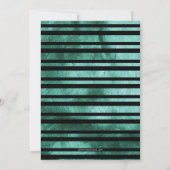 Vintage Aquamarine Käfer-Ballonfahrt mit Abschluss Einladung (Rückseite)