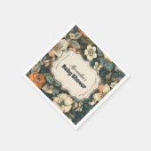 Vintage Aquarell Blume Kinderdusche Serviette (Ecke)
