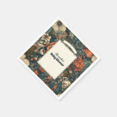 Vintage Aquarell Blume Kinderdusche Serviette (Ecke)