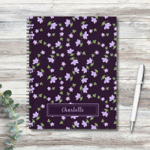 Vintage-Aquarell-Geranie Kleines Blumenmuster