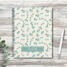 Vintage-Aquarell-Geranie Kleines Blumenmuster