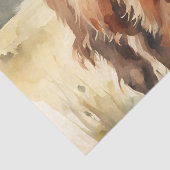 Vintage Aquarellandauflösung 10"x15" Seidenpapier (Detail)