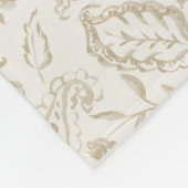 Vintage Aquarellbilder Fleecedecke (Ecke)