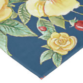 Vintage Aquarellblumen-Rose Hintergrund | Tischdecke (Schrägansicht)