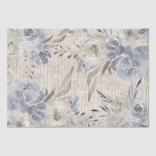 Vintage Aquarelldekoration Seidenpapier