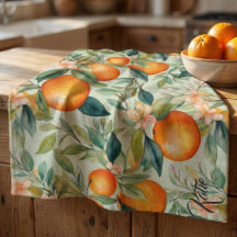 Vintage Aquarellfarbe Mandarine Orange