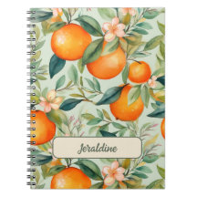 Vintage Aquarellfarbe Mandarine Orange