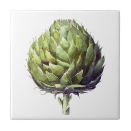 Vintage Aquarellkachel Fliese