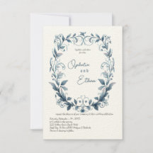 Vintage Aquarellmühle Hochzeit Einladung