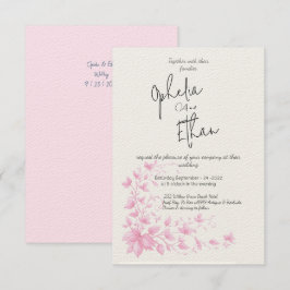 Vintage Aquarellmühle Hochzeit Einladung