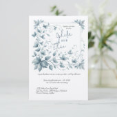 Vintage Aquarellmühle Hochzeit Einladung (Stehend Vorderseite)