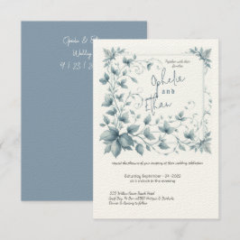 Vintage Aquarellmühle Hochzeit Einladung