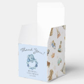 Vintage Aquarellsäge Kinderdusche Geschenkschachtel (Geöffnet)