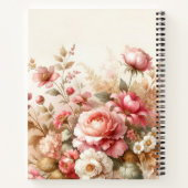 Vintage Aquarellschrift Notizblock (Rückseite)