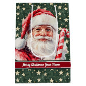 Vintage Aquarelltasche Mittlere Geschenktüte (Rückseite)