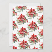 Vintage Aquarelltür Weihnachtsfeiertage Saisons Gr Feiertagskarte (Rückseite)