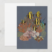 Vintage-Aquarium Dankeskarte (Vorne/Hinten)