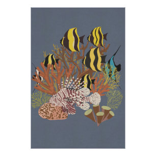 Vintage-Aquarium Fotodruck