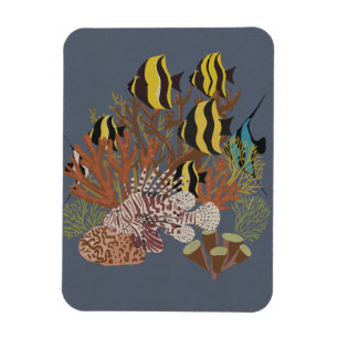Vintage-Aquarium Magnet