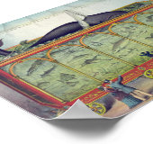 Vintage Aquarium-Werbung Poster (Ecke)