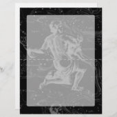 Vintage Aquarius-Konstellation Hevelius um 1690 (Vorne/Hinten)