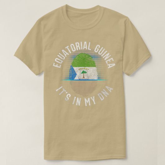 Vintage Äquatorflagge Guinea T-Shirt (Design vorne)