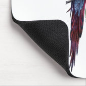 Vintage Ara Vogel Mousepad (Ecke)