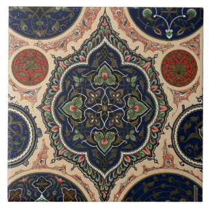 Vintage Arabes Farbige Intricate Muster Fliese