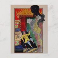 Vintage arabische Nächte Aladdin und die Genie