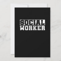 Vintage Arbeit der Sozialarbeiter