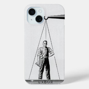 Vintage Arbeit gegen Management, Skala der Justiz Case-Mate iPhone Hülle
