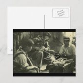 Vintage-Arbeiter Postkarte (Vorne/Hinten)