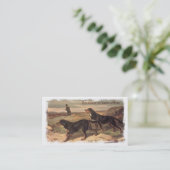 Vintage Arbeitsgordon-Setzer-Geschäfts-Karten Visitenkarte (Stehend Vorderseite)