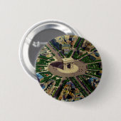Vintage Arc de Triomphe Paris Button (Vorne & Hinten)