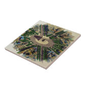 Vintage Arc de Triomphe Paris Fliese (Seite)