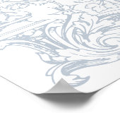 Vintage Arch Vines Frame Wedding Willkommen Poster (Ecke)