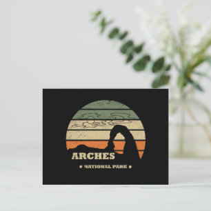 Vintage Arches National Park - Moab - Utah  Feiertagspostkarte