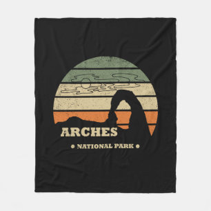 Vintage Arches National Park - Moab - Utah Fleecedecke