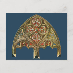 Vintage Architectural Element, Decorative Arches Postkarte