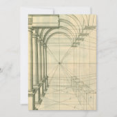 Vintage Architektur, Arches Columns Perspektive (Vorderseite)