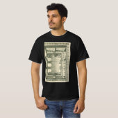 Vintage Architektur, Atrium Courtyard Perspektive T-Shirt (Vorne ganz)