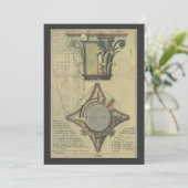 Vintage Architektur, dekorative Hauptstadt Krone (Stehend Vorderseite)