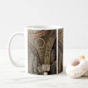 Vintage Architektur, dekorativer Bogengang in eine Kaffeetasse