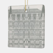 Vintage Architektur, Delaware & Hudson Canal Co. Keramikornament (Links)