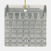 Vintage Architektur, Delaware & Hudson Canal Co. Keramikornament (Rückseite)