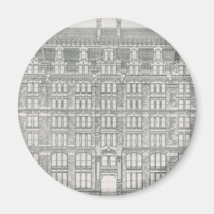 Vintage Architektur, Delaware & Hudson Canal Co. Magnet