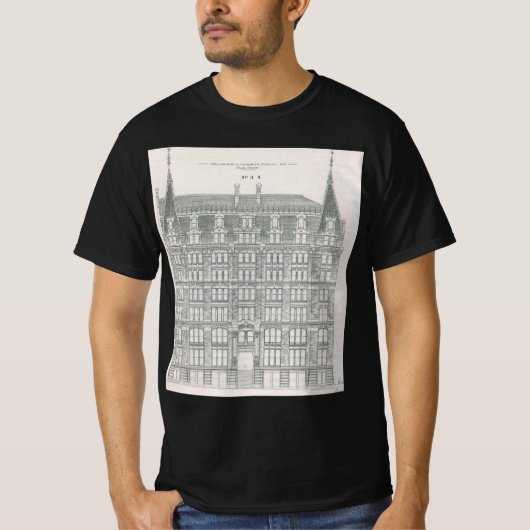 Vintage Architektur, Delaware & Hudson Canal Co. T-Shirt (Vorderseite)