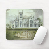 Vintage Architektur, französische Schlossböden Mousepad (Mit Mouse)