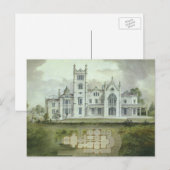 Vintage Architektur, französische Schlossböden Postkarte (Vorne/Hinten)